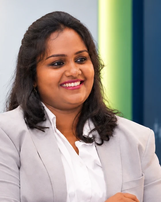 Saranya M, founder of Tamil Traders Zone
